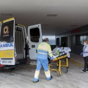 Susana Martín, ICAL . Traslado de enfermos al nuevo hospital de Salamanca Susana Martín, ICAL . Traslado de enfermos al nuevo hospital de Salamanca