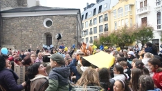Imagen de la grabación del vídeo de TVE para el Grand Prix