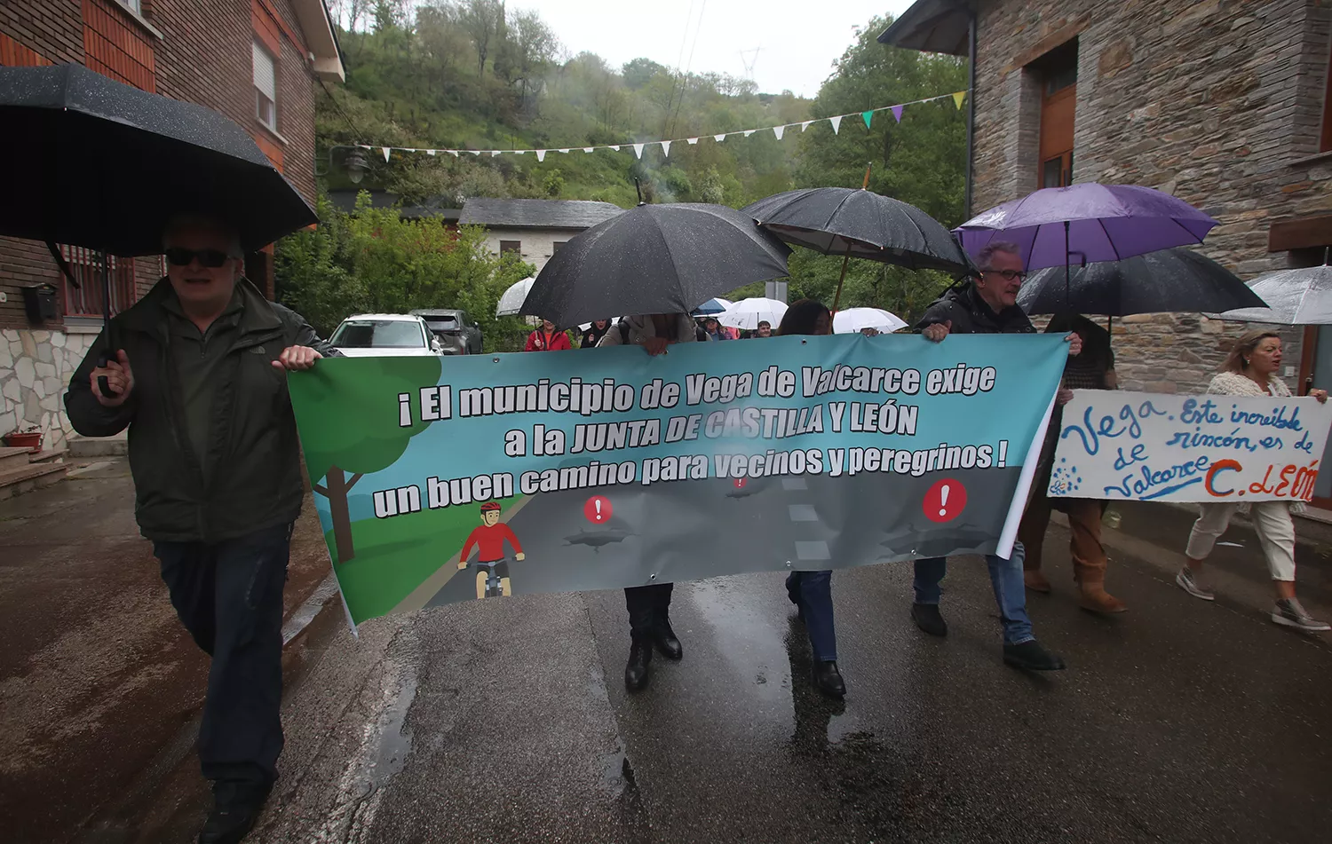 El PP considera "manipulada" la manifestación por las mejoras en el Camino de Santiago de Vega de Valcarce