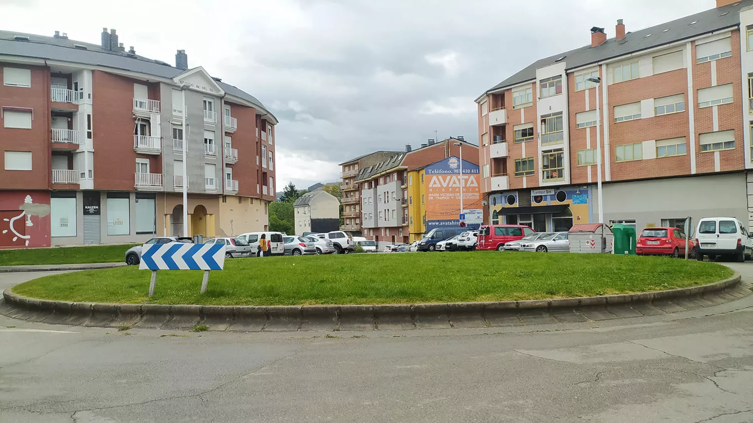 Rotonda barrio de La Estación