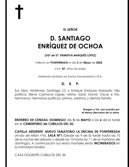 SANTIAGO ENRÍQUEZ DE OCHOA