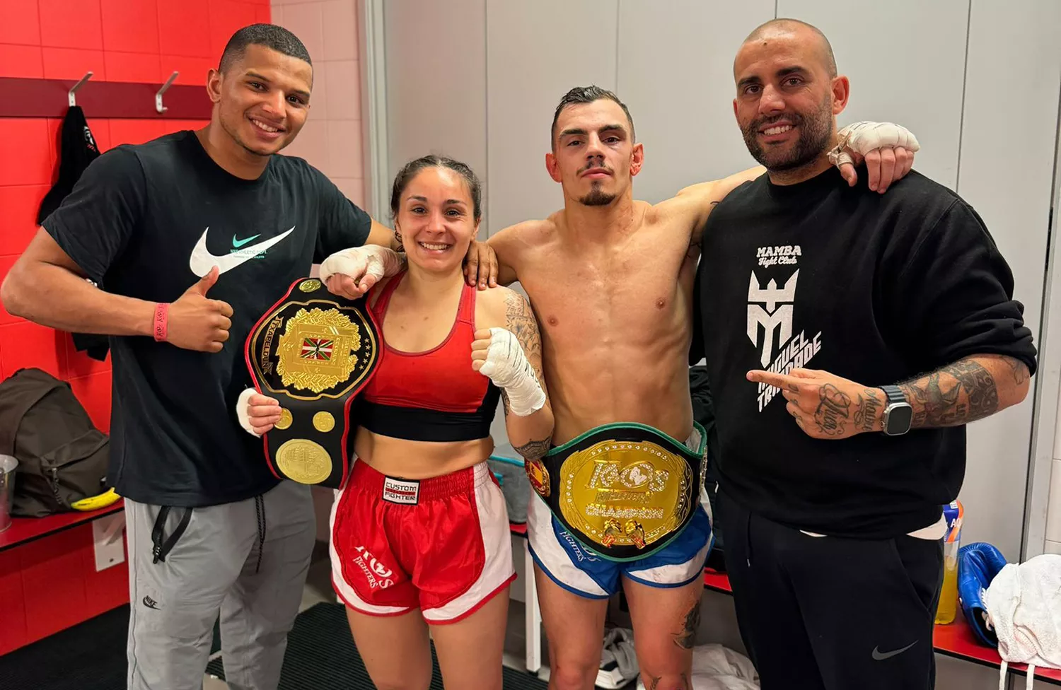 Los luchadores afincados en Ponferrada Inés Daniela y Leandro Miranda triunfan en sus combates de K-1 en Bilbao Los luchadores afincados en Ponferrada Inés Daniela y Leandro Miranda triunfan en sus combates de K-1 en Bilbao