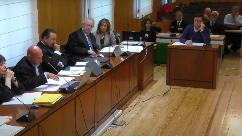 El ex viceconsejero de Economía Rafael Delgado, principal acusado del caso Perla Negra durante la sesión del juicio de este lunes