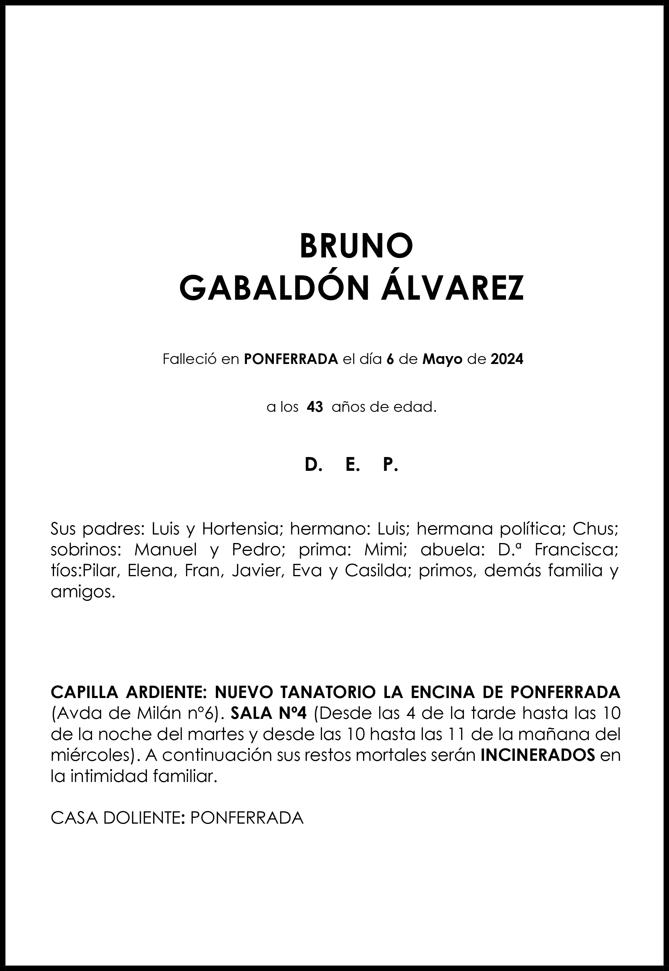 BRUNO GABALDON ALVAREZ