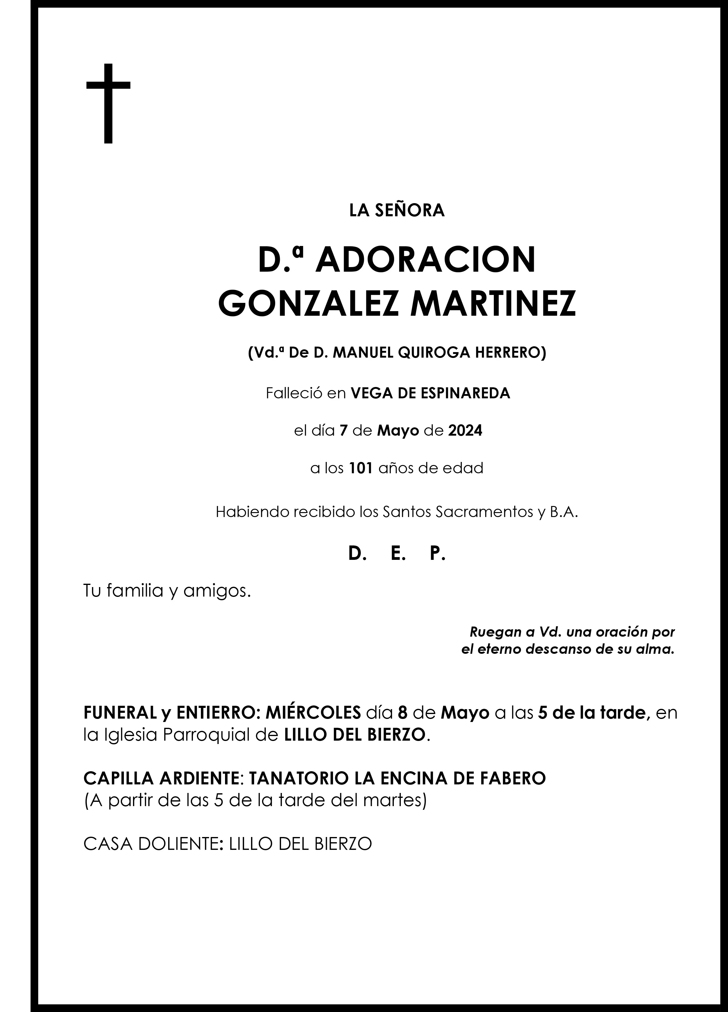 ADORACION GONZALEZ MARTINEZ