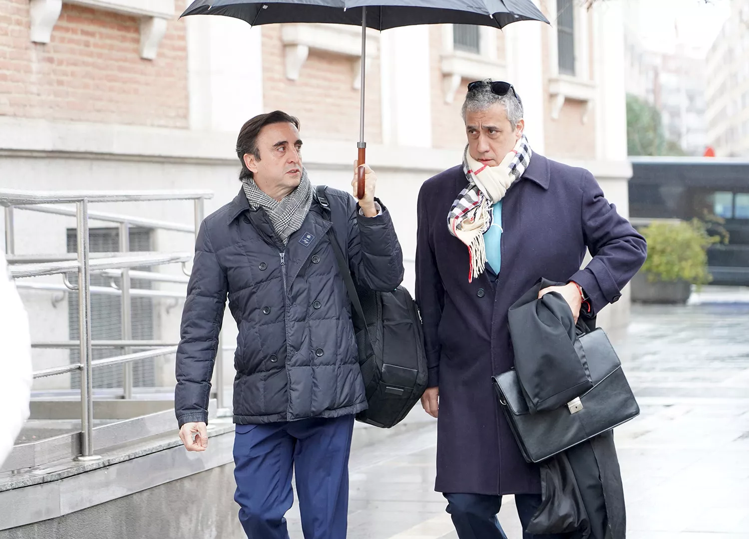 Segunda jornada del juicio del juicio Perla Negra. Alberto Esgueva a su llegada a la Audiencia | Foto: Leticia Pérez / ICAL