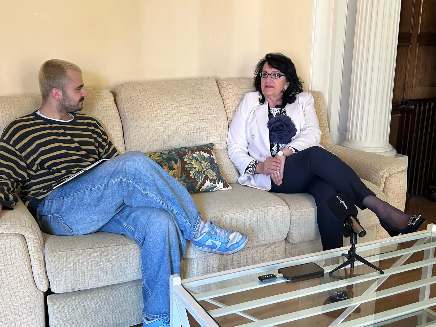 La candidata a rectora de la Universidad de León Teresa Mata durante su entrevista en InfoLeón La candidata a rectora de la Universidad de León Teresa Mata durante su entrevista en InfoLeón