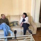 La candidata a rectora de la Universidad de León Teresa Mata durante su entrevista en infoLeón 