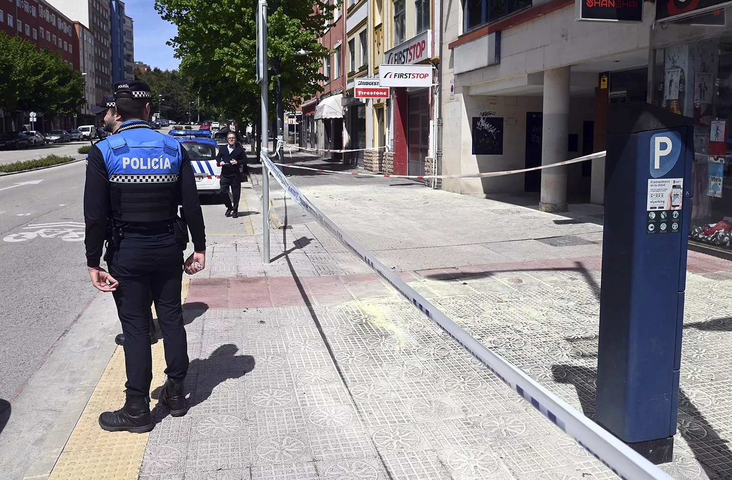 Un hombre se quema a lo bonzo en pleno centro de Burgos.