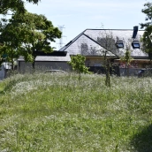 Imagen del estado del barrio de Compostilla este miércoles