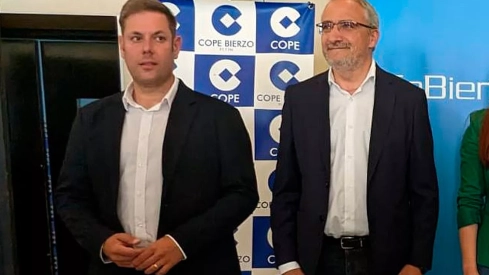 Imagen de Iván Alonso junto a Olegario Ramón