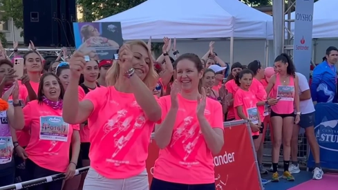 Lydia Valentín homenajeada en la Carrera de la Mujer de MAdrid