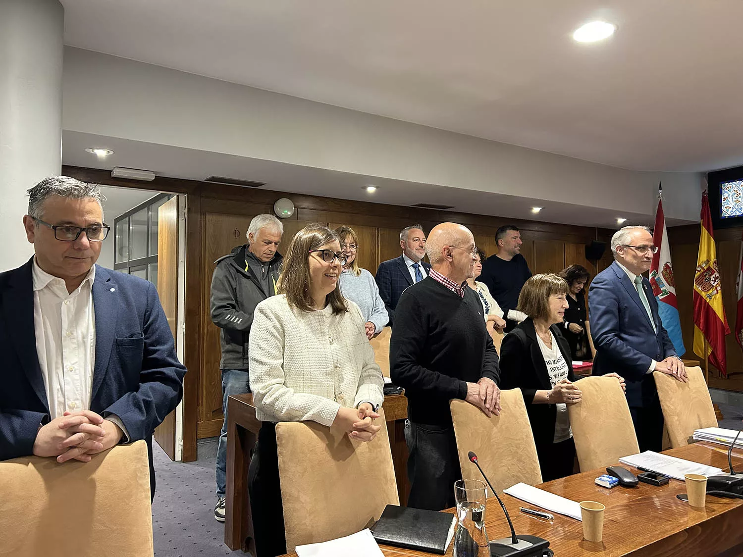 PSOE durante el pleno de la ZBE de Ponferrada
