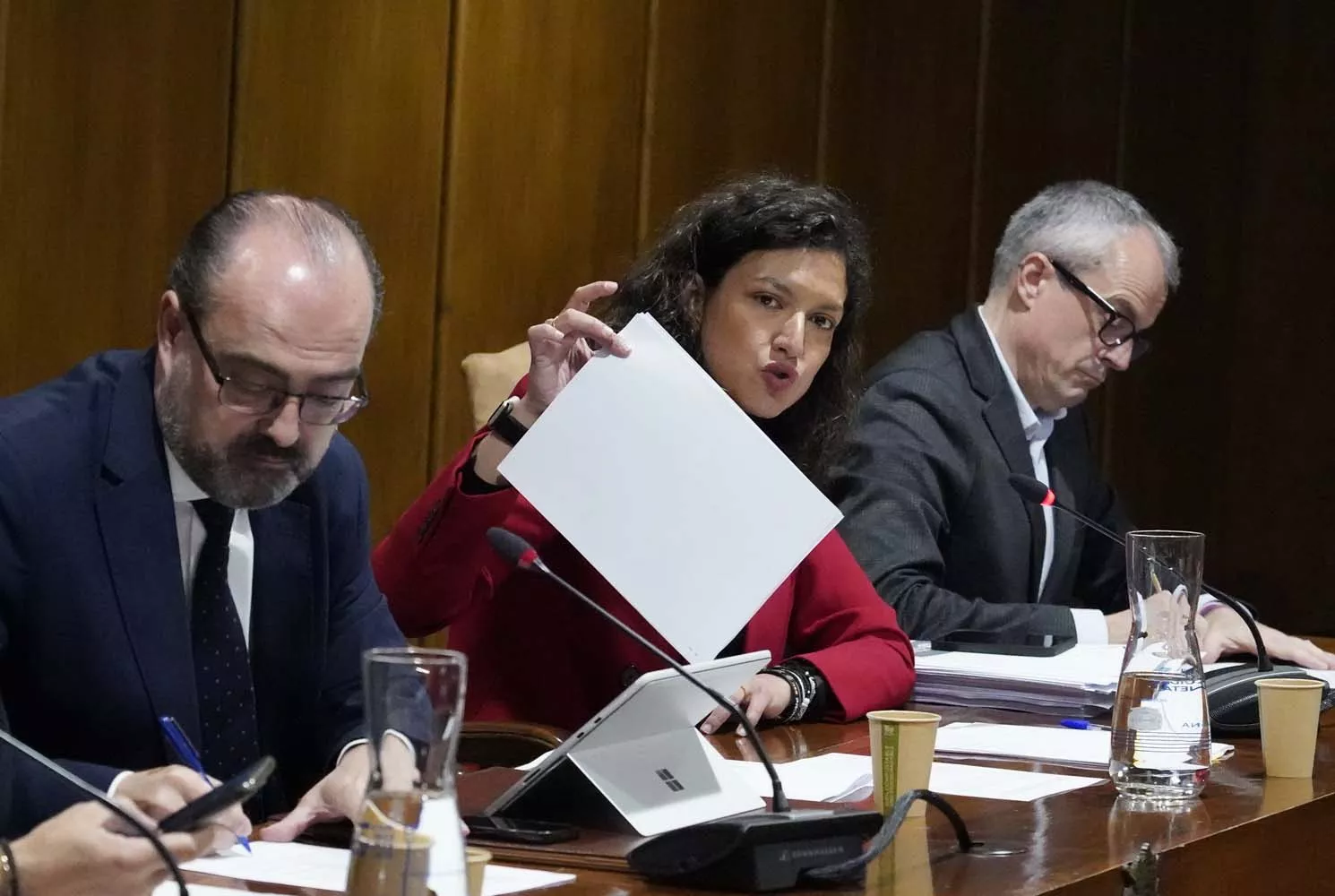 César SánchezICAL. Pleno del Ayuntamiento de Ponferrada en el que se rechazado oa ordenanza para la entrada en vigor de la Zona de Bajas Emisiones. Marco Morala y Lidia Coca.