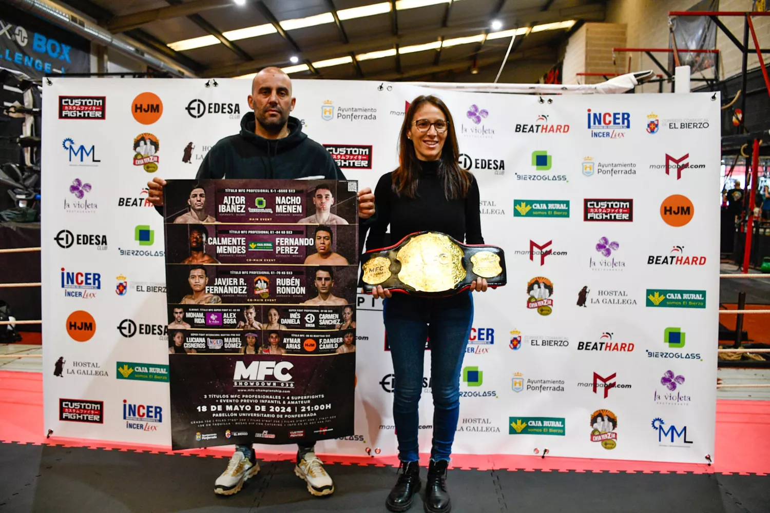 Ponferrada 'se sube' al ring para celebrar una velada de deportes de contacto con la lucha olímpica como novedad Ponferrada 'se sube' al ring para celebrar una velada de deportes de contacto con la lucha olímpica como novedad