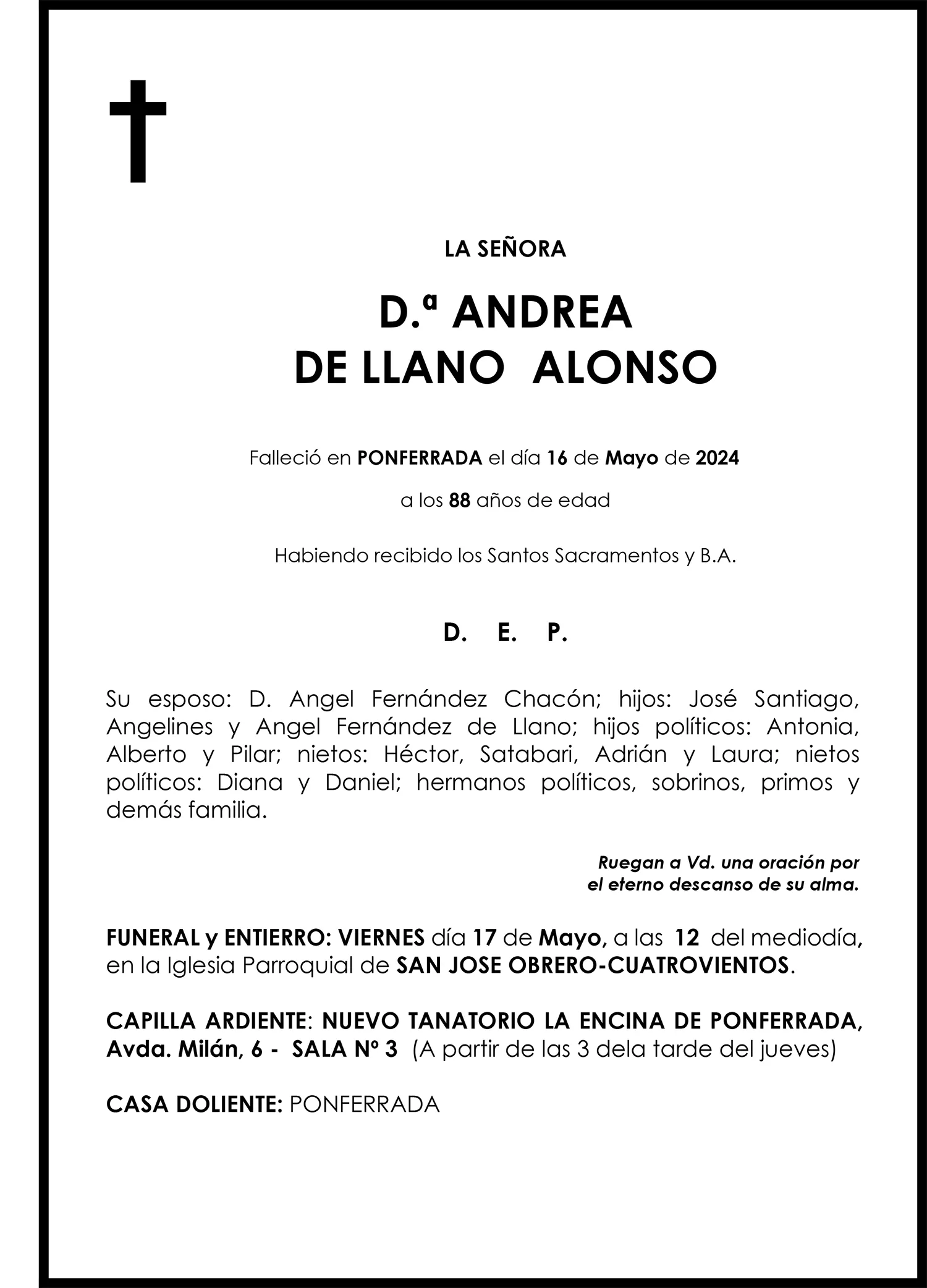 ANDREA DE LLANO ALONSO