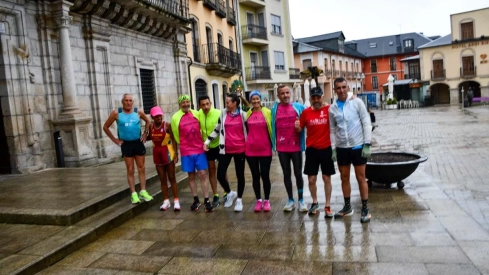 Carrera 'A Santiago contra el cáncer' en Ponferrada