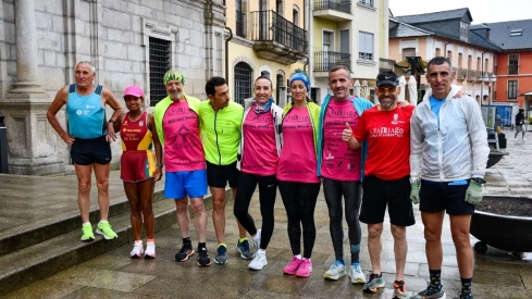 Carrera 'A Santiago contra el cáncer' en Ponferrada