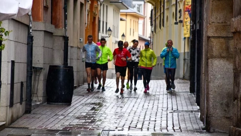 Carrera 'A Santiago contra el cáncer' en Ponferrada