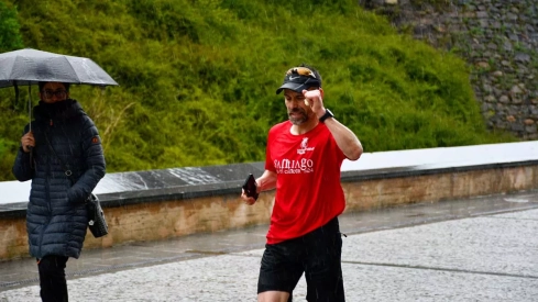 Carrera 'A Santiago contra el cáncer' en Ponferrada