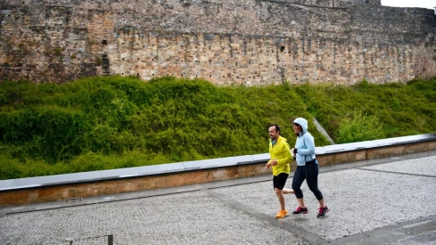 Carrera 'A Santiago contra el cáncer' en Ponferrada