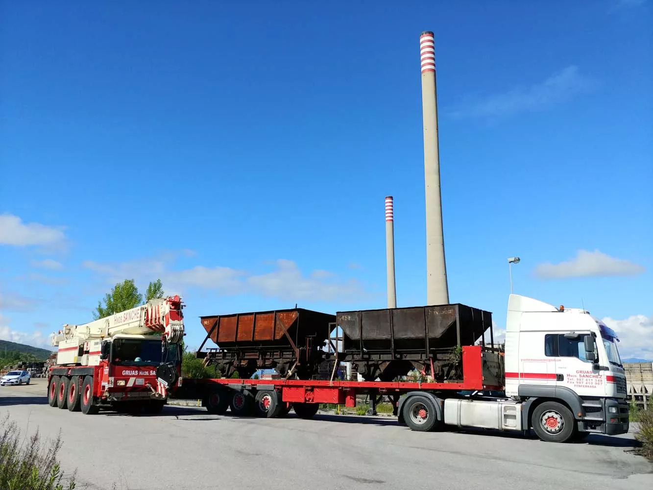 Dos vagones tolva originales del Ponfeblino (6)