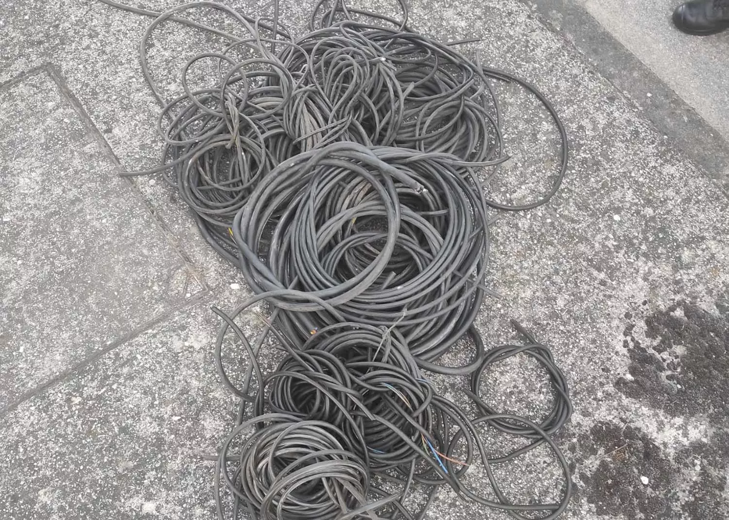 Dos detenidos 'in extremis' por el robo de cable de cobre en Ponferrada 