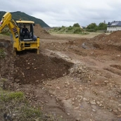 Excavaciones en el antiguo Cementerio del Carmen