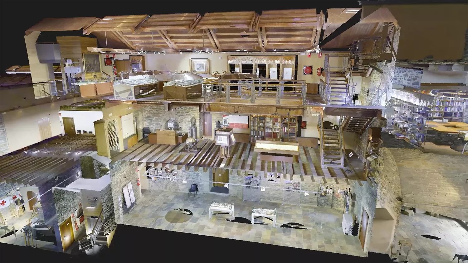 Reconstrucción con escáner 3D del Castillo de Ponferrada Reconstrucción con escáner 3D del Castillo de Ponferrada