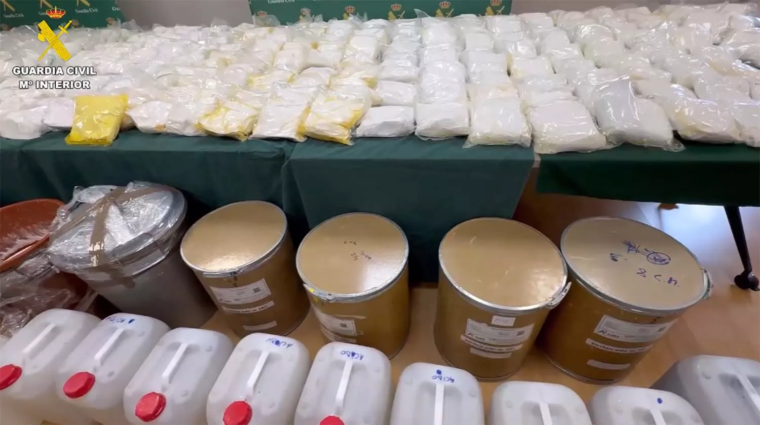 Desarticulado un laboratorio con 800 kilos de speed