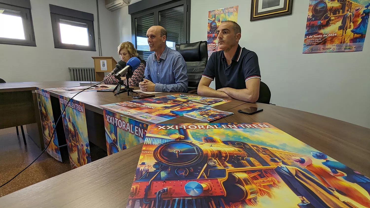 Presentación de Toral en Tren