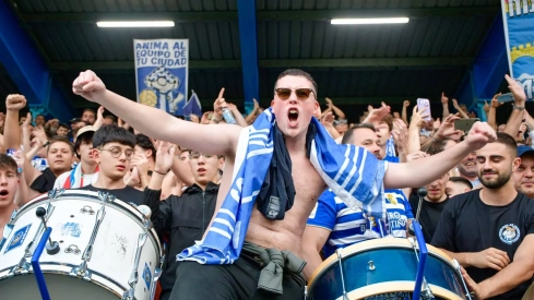 Así celebraron afición y jugadores de la Ponferradina la plaza en play off (33)