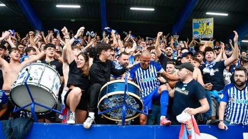 Así celebraron afición y jugadores de la Ponferradina la plaza en play off (29)