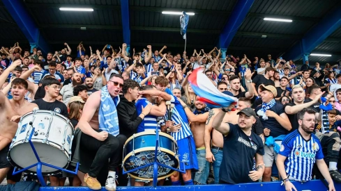 Así celebraron afición y jugadores de la Ponferradina la plaza en play off (28)