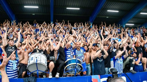 Así celebraron afición y jugadores de la Ponferradina la plaza en play off 