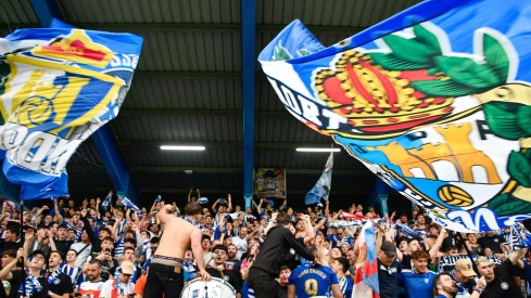Así celebraron afición y jugadores de la Ponferradina la plaza en play off (12)
