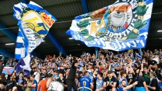Así celebraron afición y jugadores de la Ponferradina la plaza en play off