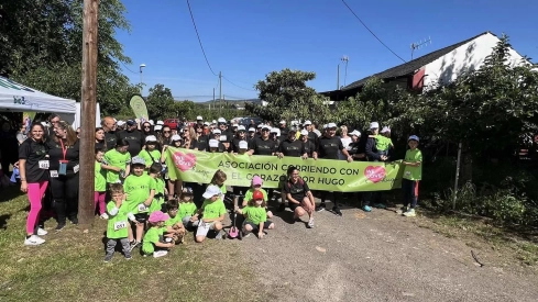 I Marcha Solidaria en favor de la asociación de enfermedades raras 'Corriendo con el corazón de Hugo'.