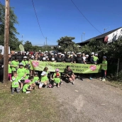 I Marcha Solidaria en favor de la asociación de enfermedades raras 'Corriendo con el corazón de Hugo'.