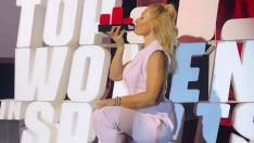 Lydia Valentín en la gala de Women’s Sport Institute | Foto: Instagram Lydia Valentín