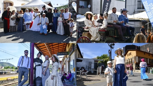 Toral en Tren regresó al pasado con un andén vestido de época
