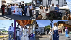 Toral en Tren regresó al pasado con un andén vestido de época