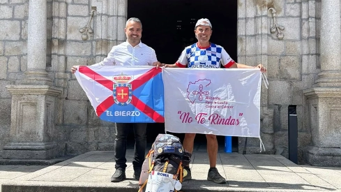 Recibimiento José Arredondo en Ponferrada
