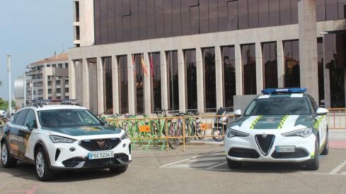 Patrullas de la Guardia Civil en León