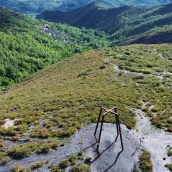 Vista aérea del columpio de Librán