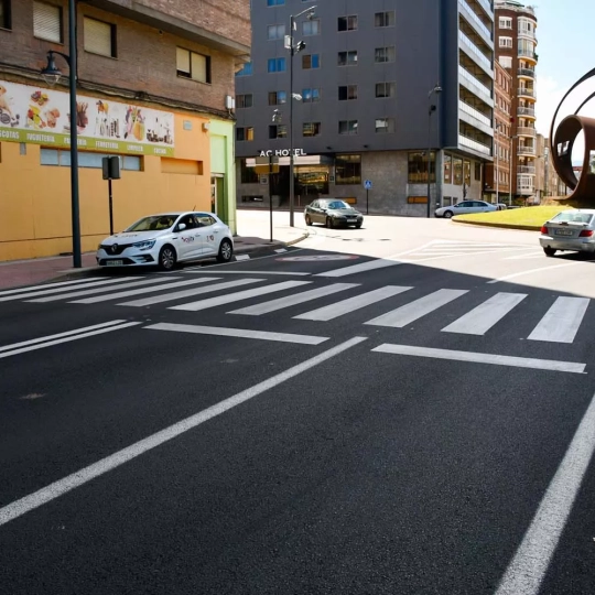 Un herido en la colisión entre un turismo y una furgoneta en Ponferrada | Daniel Merino (InfoBierzo)