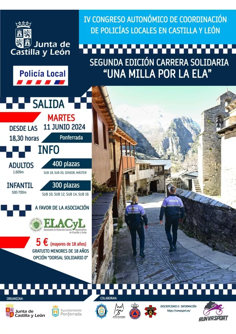 Cartel una milla por la ELA Cartel una milla por la ELA