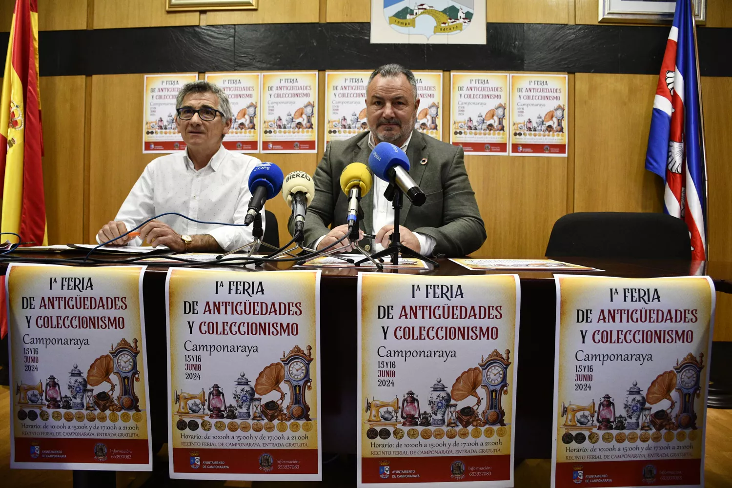 Presentación de la Feria de antigüedades y coleccionismo de Camponaraya Presentación de la Feria de antigüedades y coleccionismo de Camponaraya