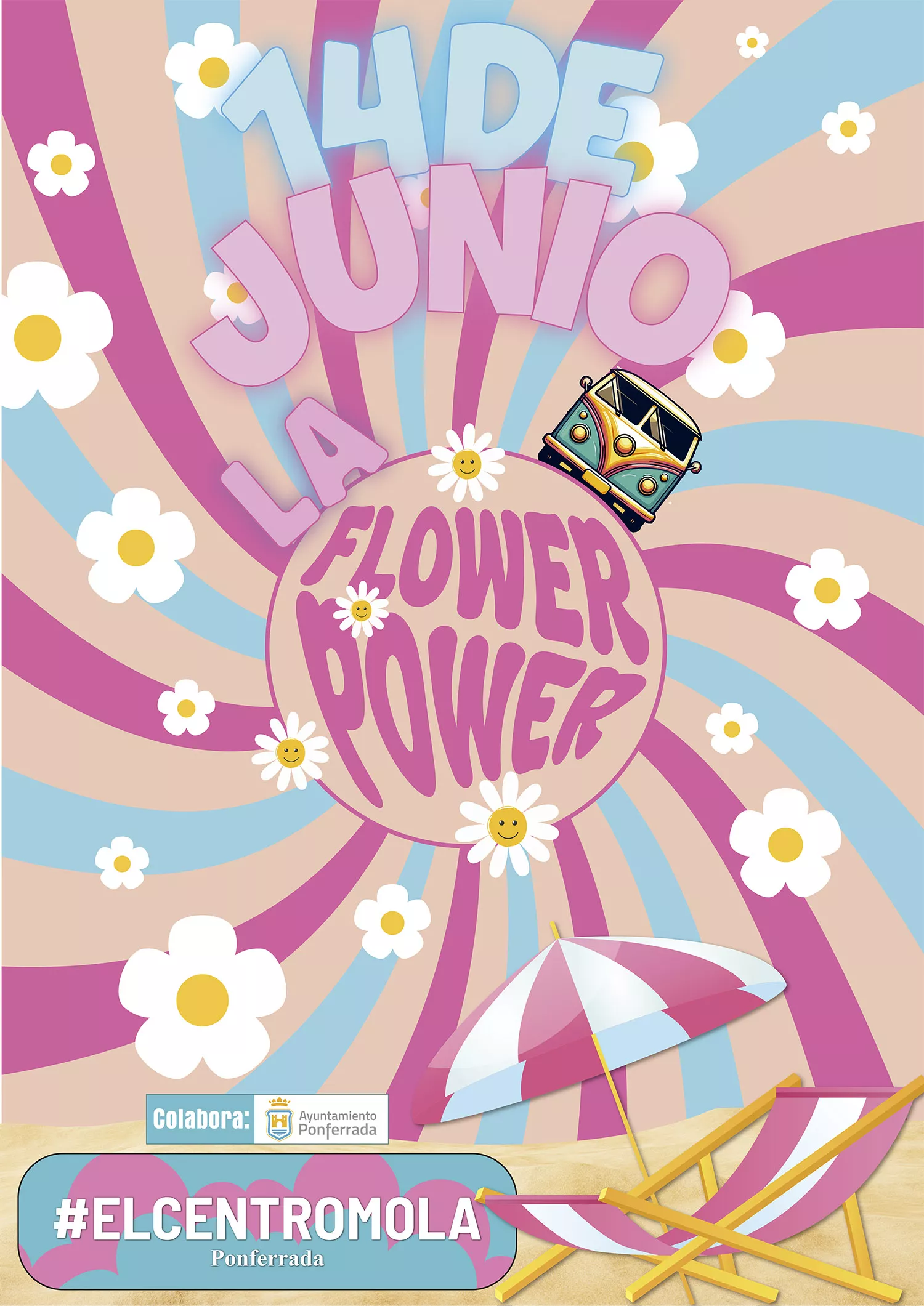 Cartel El Centro Mola Flower Power Cartel El Centro Mola Flower Power