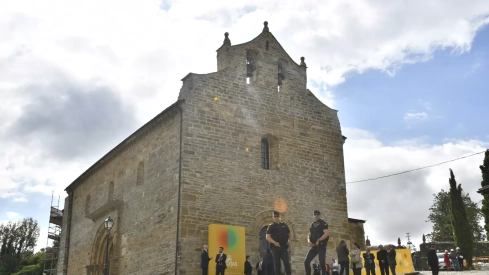 Iglesia Santiago de Villafranca | Patrimonio autoriza la rehabilitación del muro que separa la calle de Santiago de la Iglesia de Santiago de Villafranca